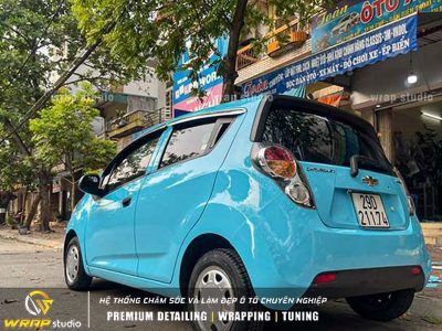 dán đổi màu chevrolet xanh da trời
