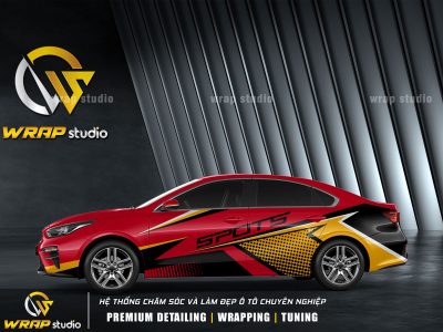 dán decal ô tô KIA Cerato đẹp