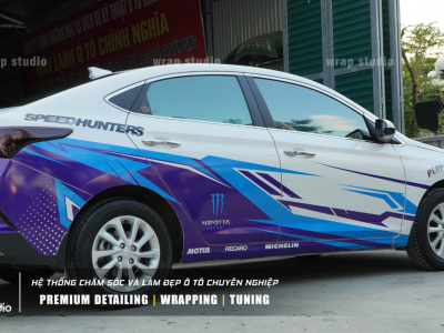 dán decal xe oto Accent