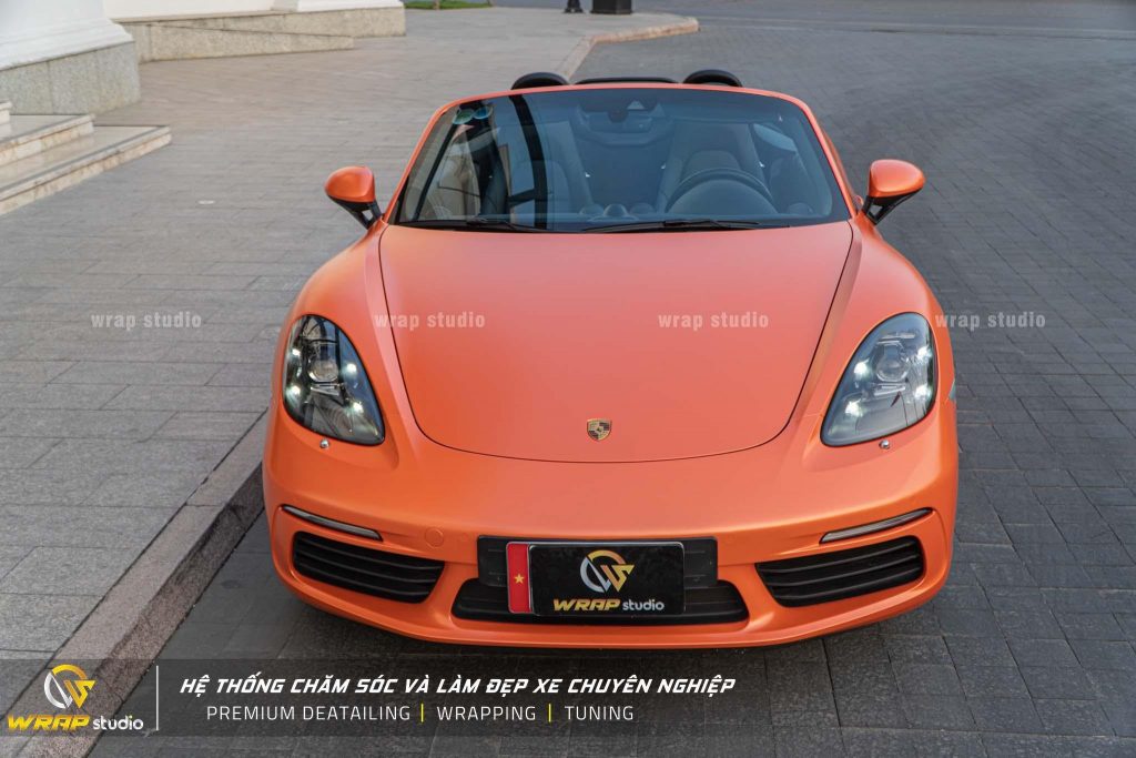 dán đổi màu ô tô decal cam mờ