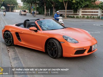 dán đổi màu ô tô decal cam mờ