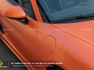 dán đổi màu ô tô decal cam mờ