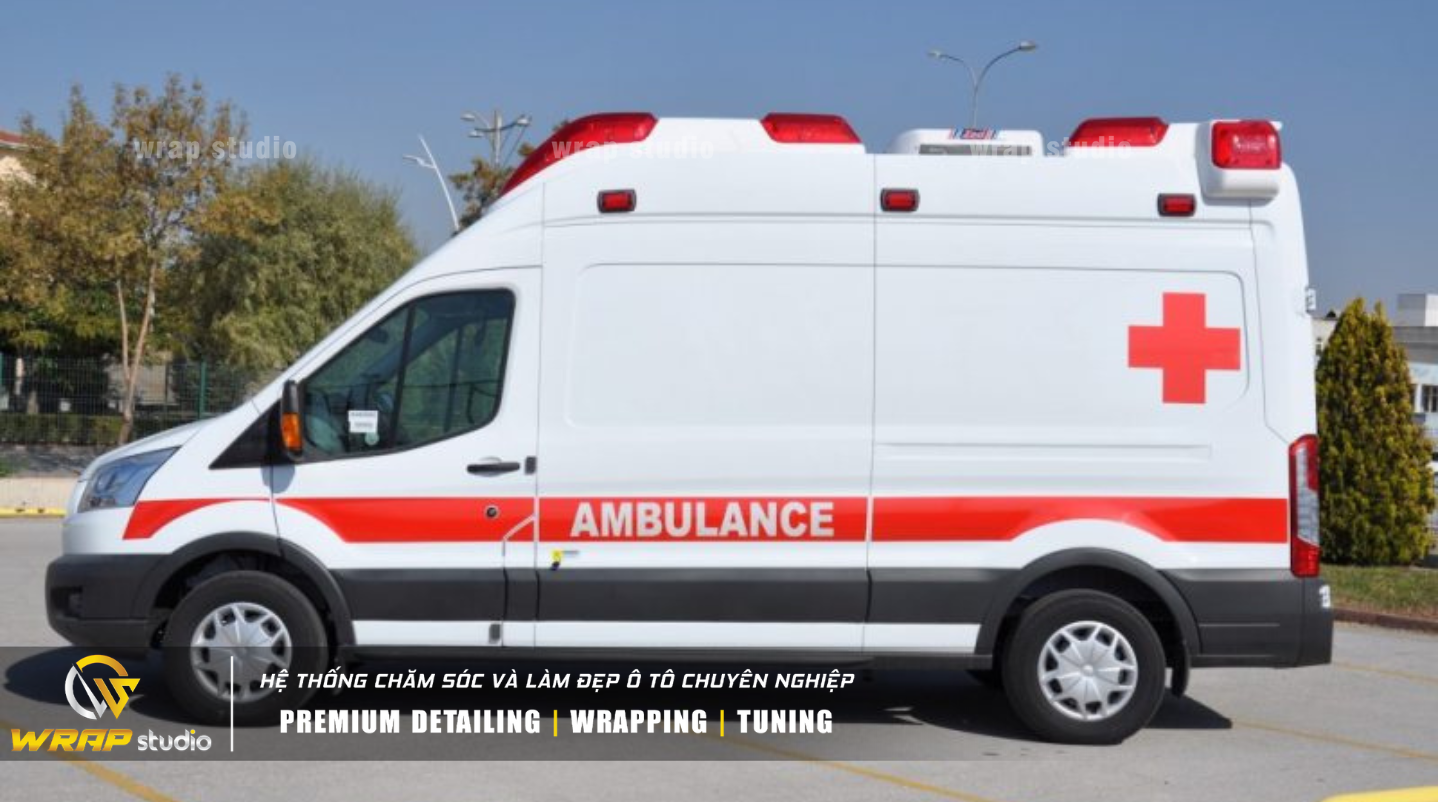  decal dán xe cứu thương
