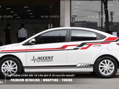 Decal dán xe ô tô Vios
