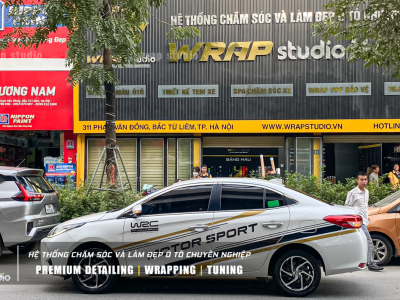 Decal dán xe ô tô Vios