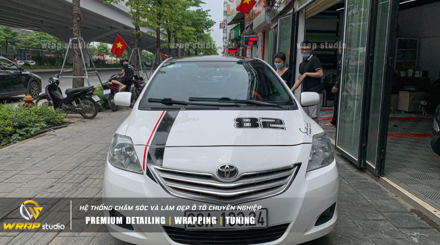 Decal dán xe ô tô Vios