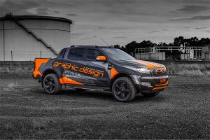 Địa chỉ dán decal quảng cáo xe bán tải