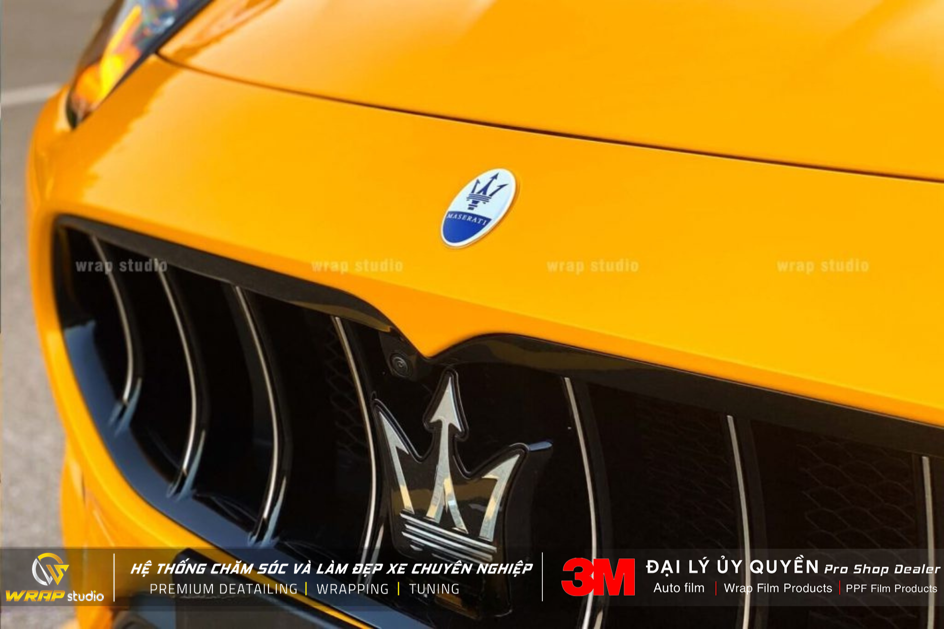 Ngoại hình nổi bật của Maserati Grecale sau khi thay mới diện mạo Vàng - Wrap Studio