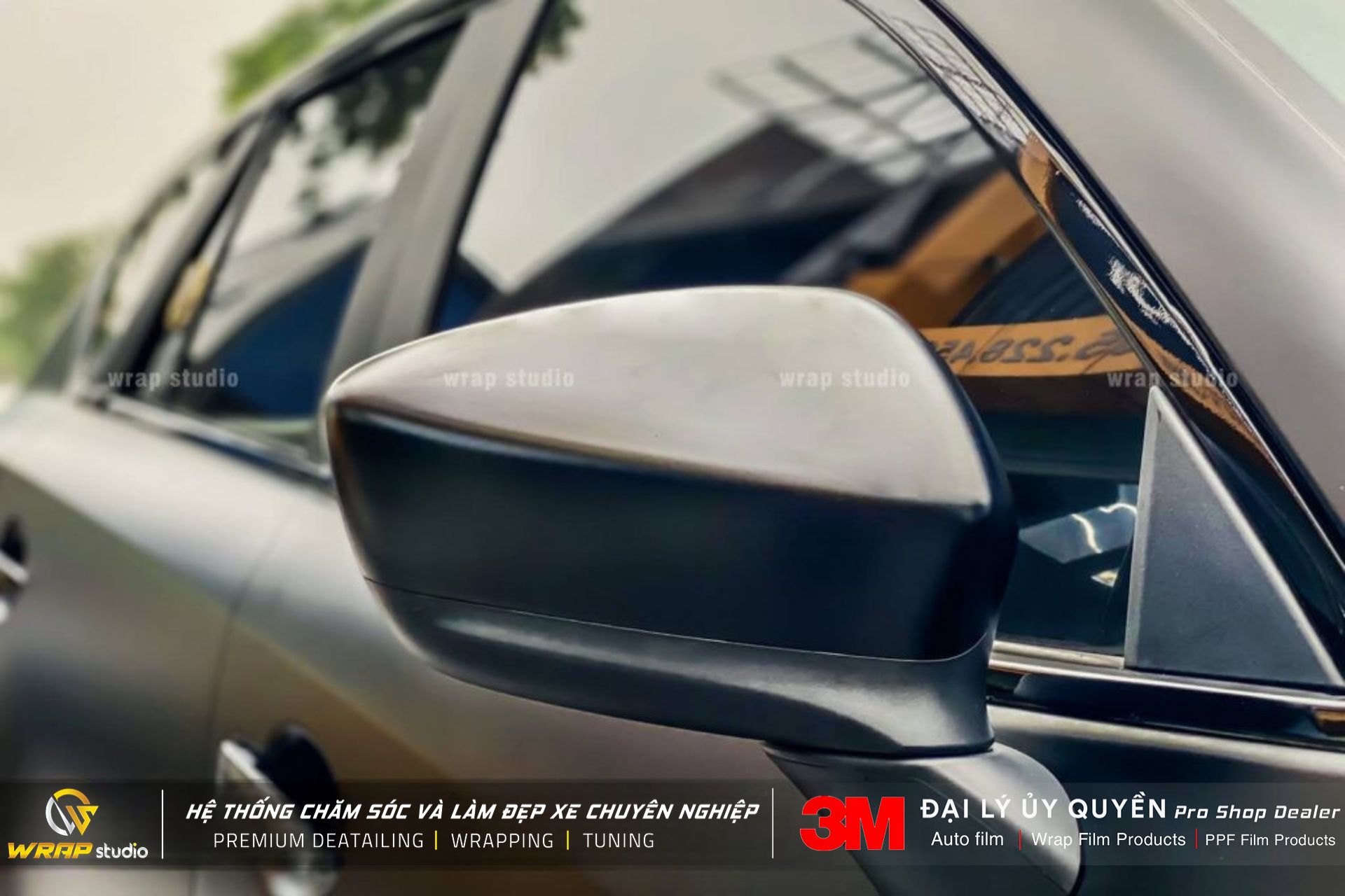 Mazda CX5 lên màu đen lì cực chất - Wrap Studio