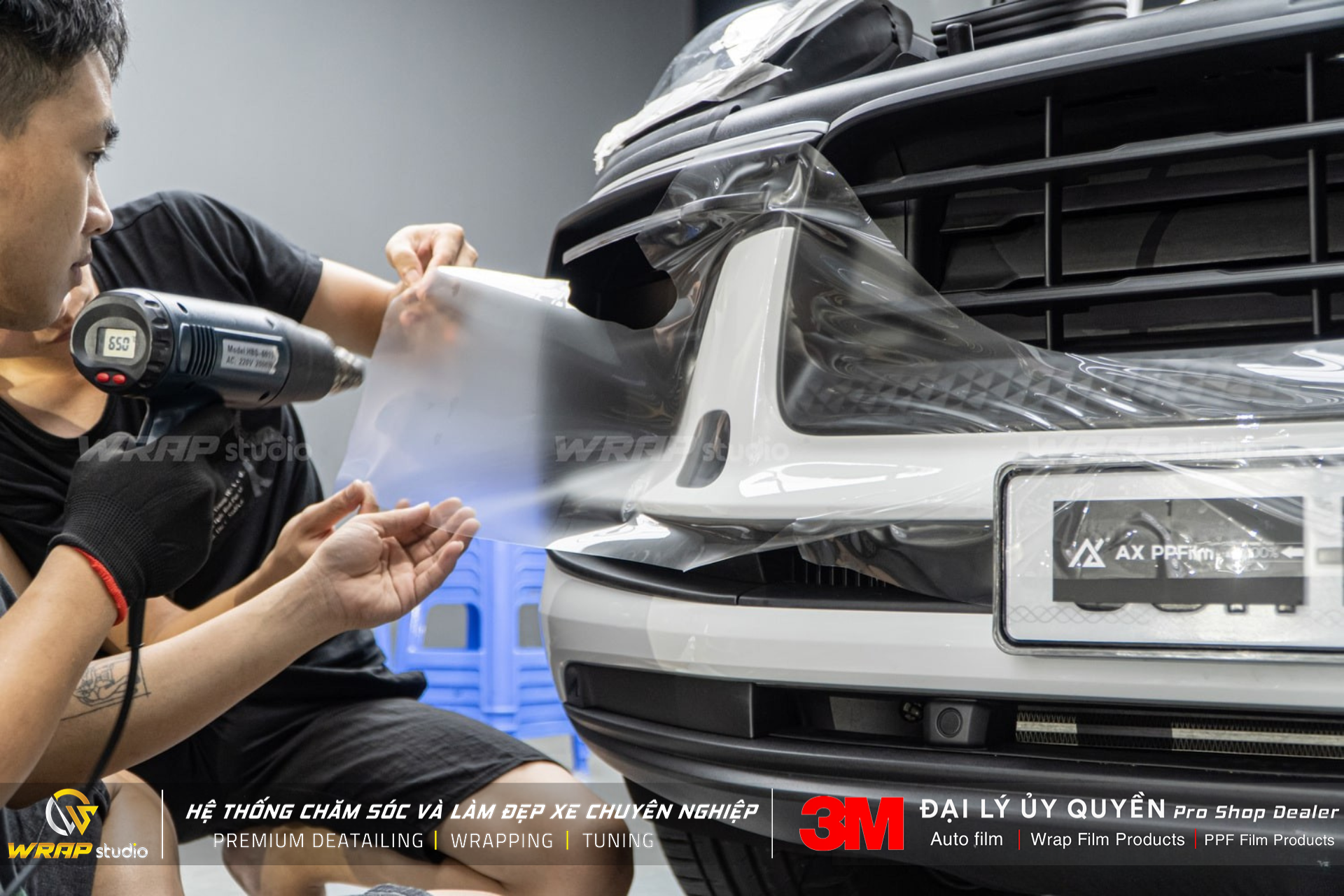 Dán PPF từng vị trí khác nhau - Wrap Studio