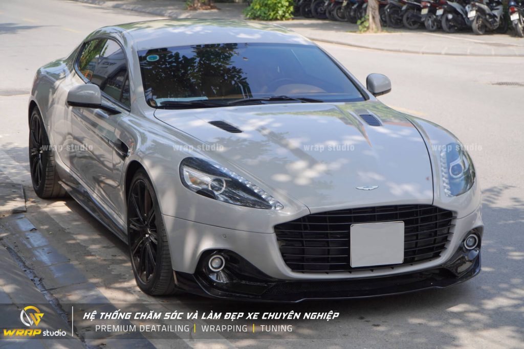 ASTON MATIN DÁN ĐỔI MÀU XANH-XÁM XI MĂNG