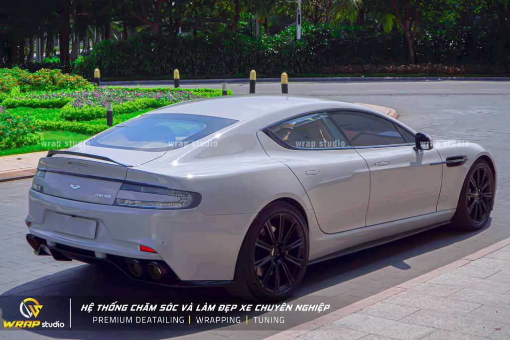 ASTON MATIN DÁN ĐỔI MÀU XANH-XÁM XI MĂNG
