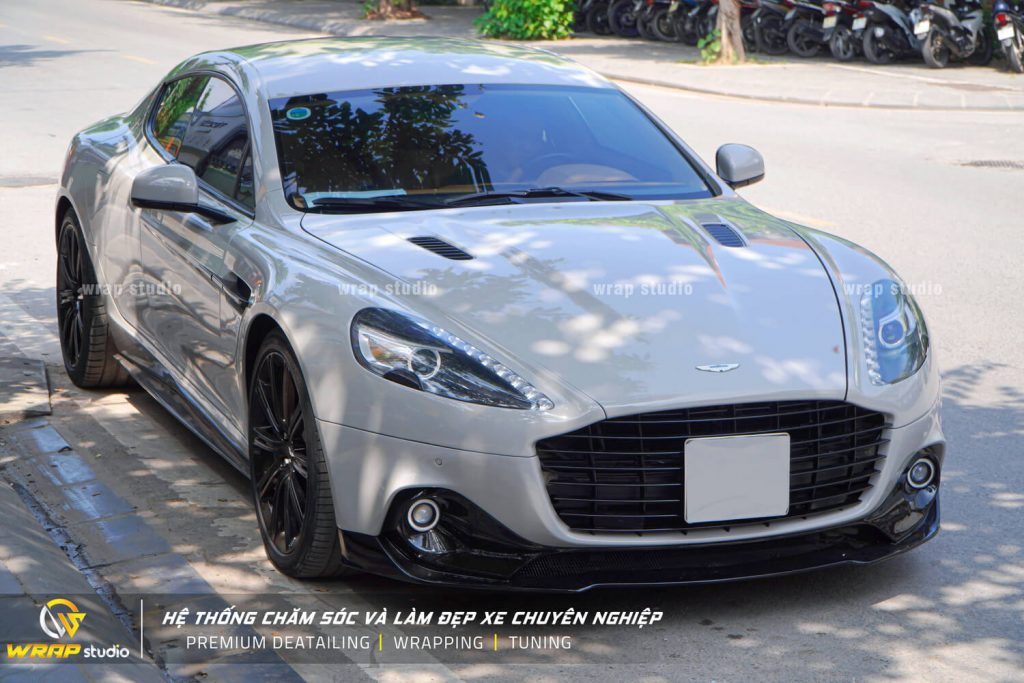 ASTON MATIN DÁN ĐỔI MÀU XANH-XÁM XI MĂNG