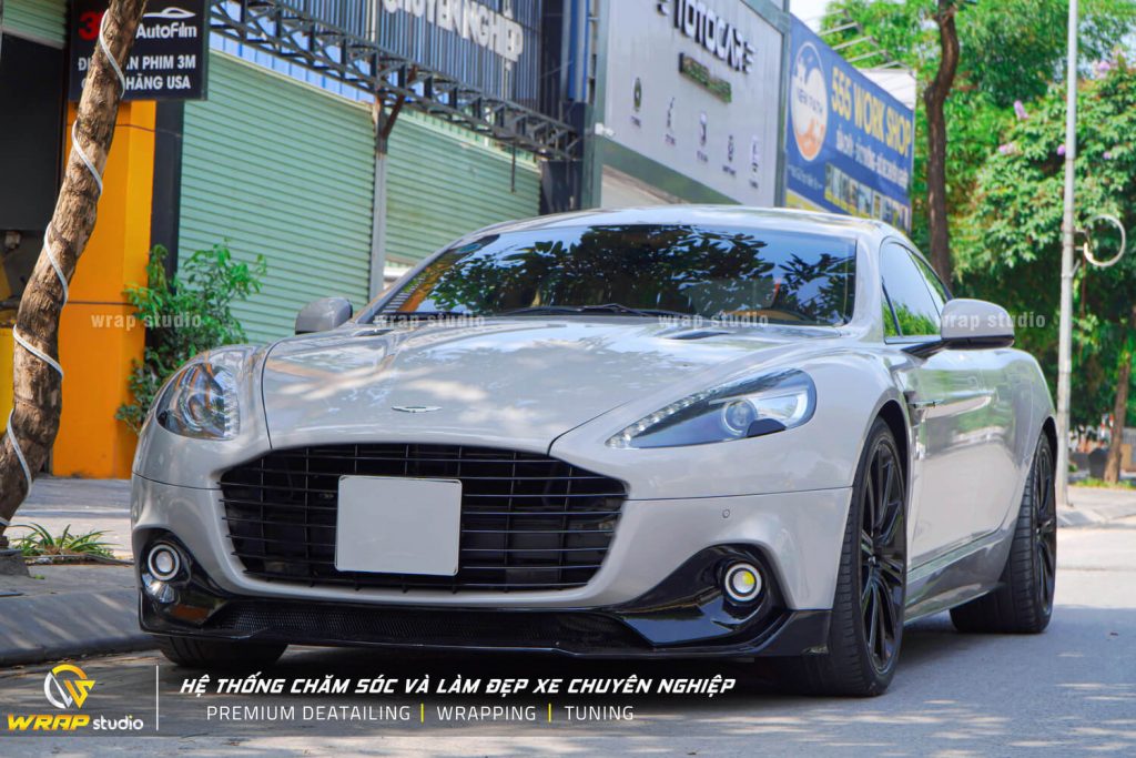 ASTON MATIN DÁN ĐỔI MÀU XANH-XÁM XI MĂNG