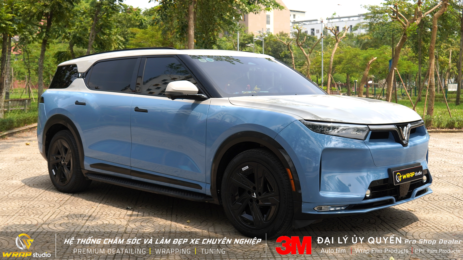 Dán đổi màu VF9 style Maybach