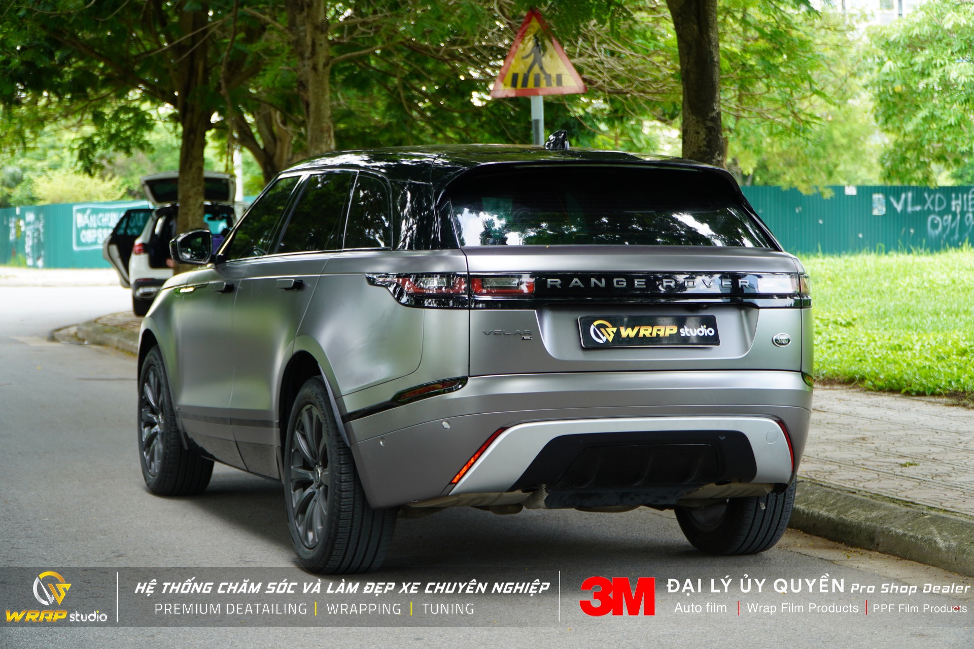 Range Rover lên màu Xám Xi Măng cực chất - Wrap Studio