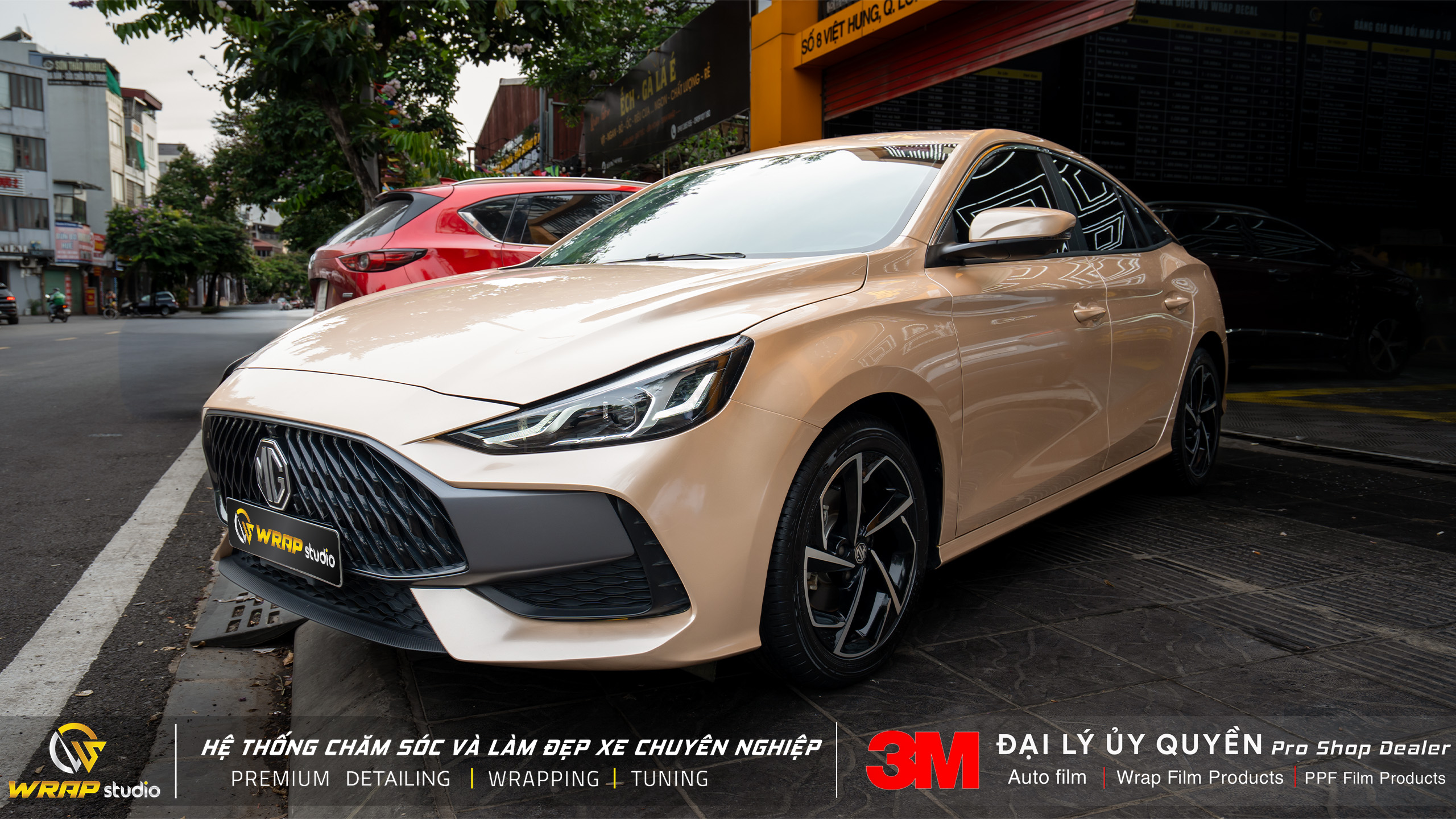 MG5 dán đổi màu ô tô