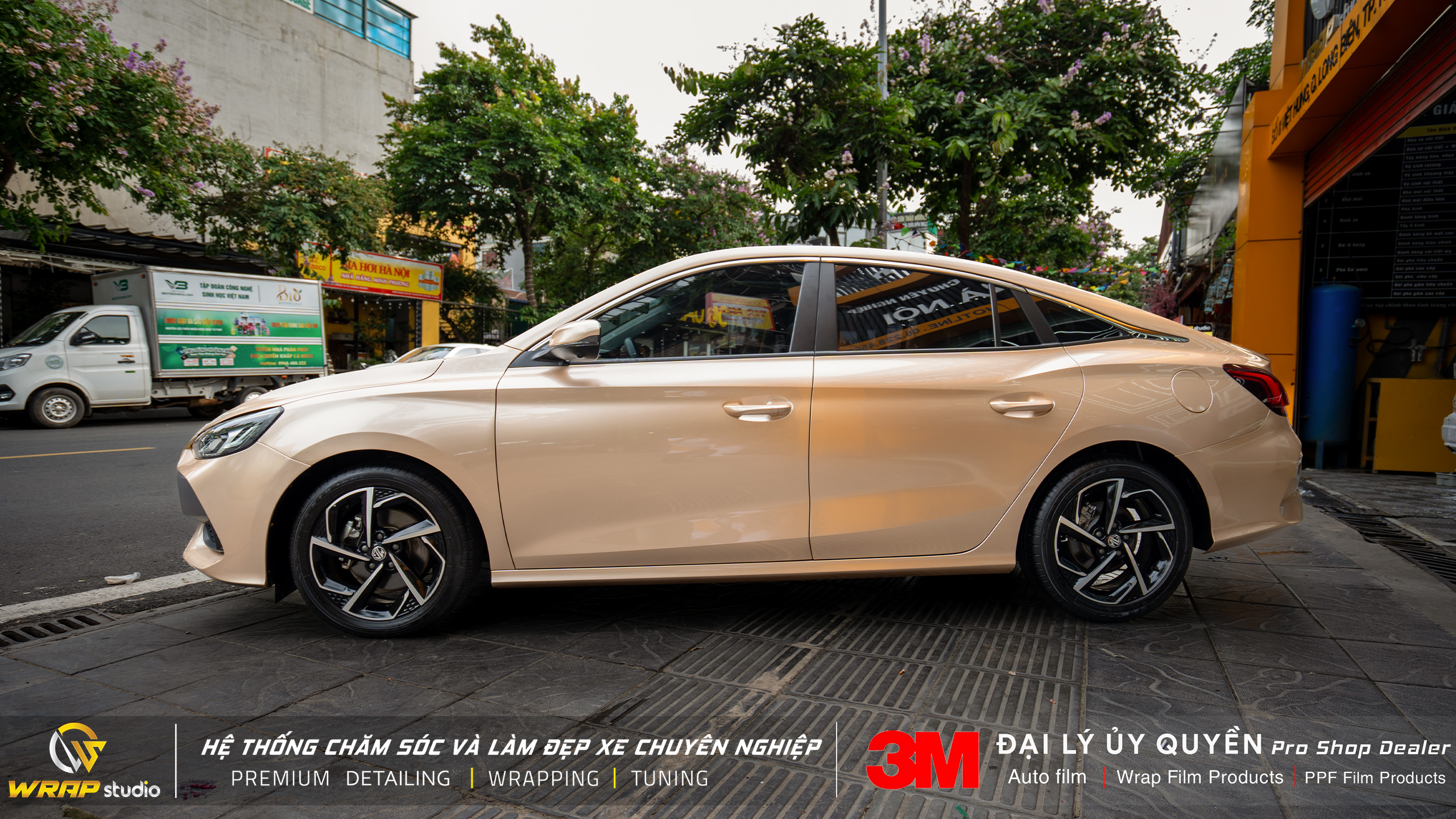 dán đổi màu ô tô MG5