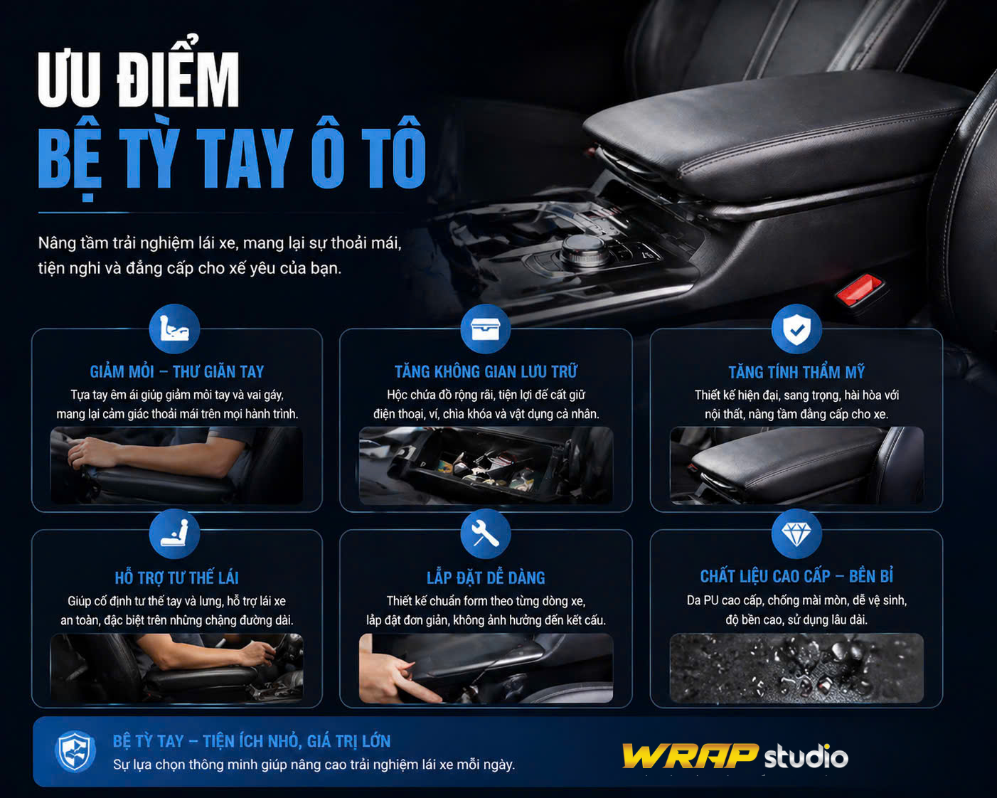 ưu điểm bệ tỳ tay