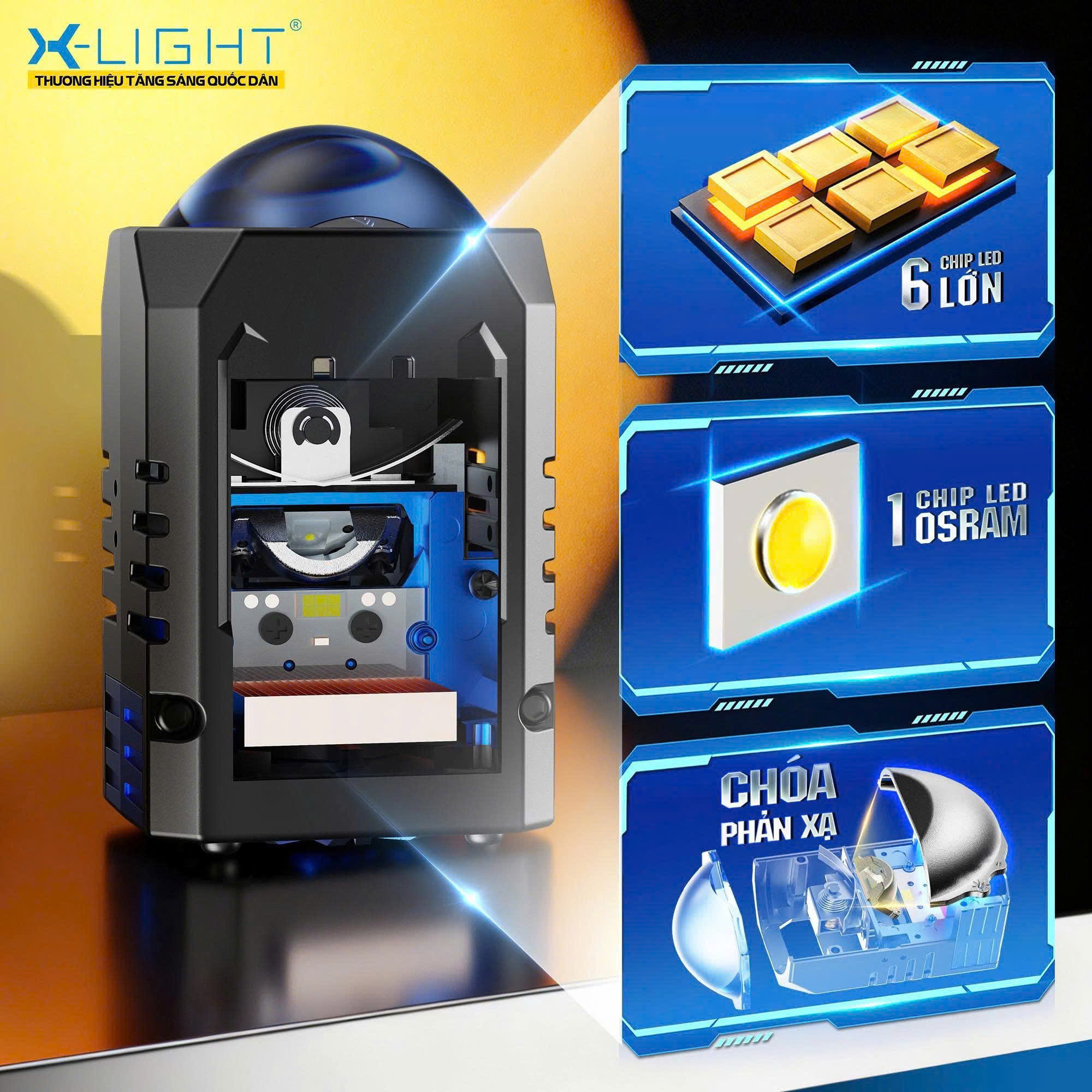 đèn X-Light F+ Pro