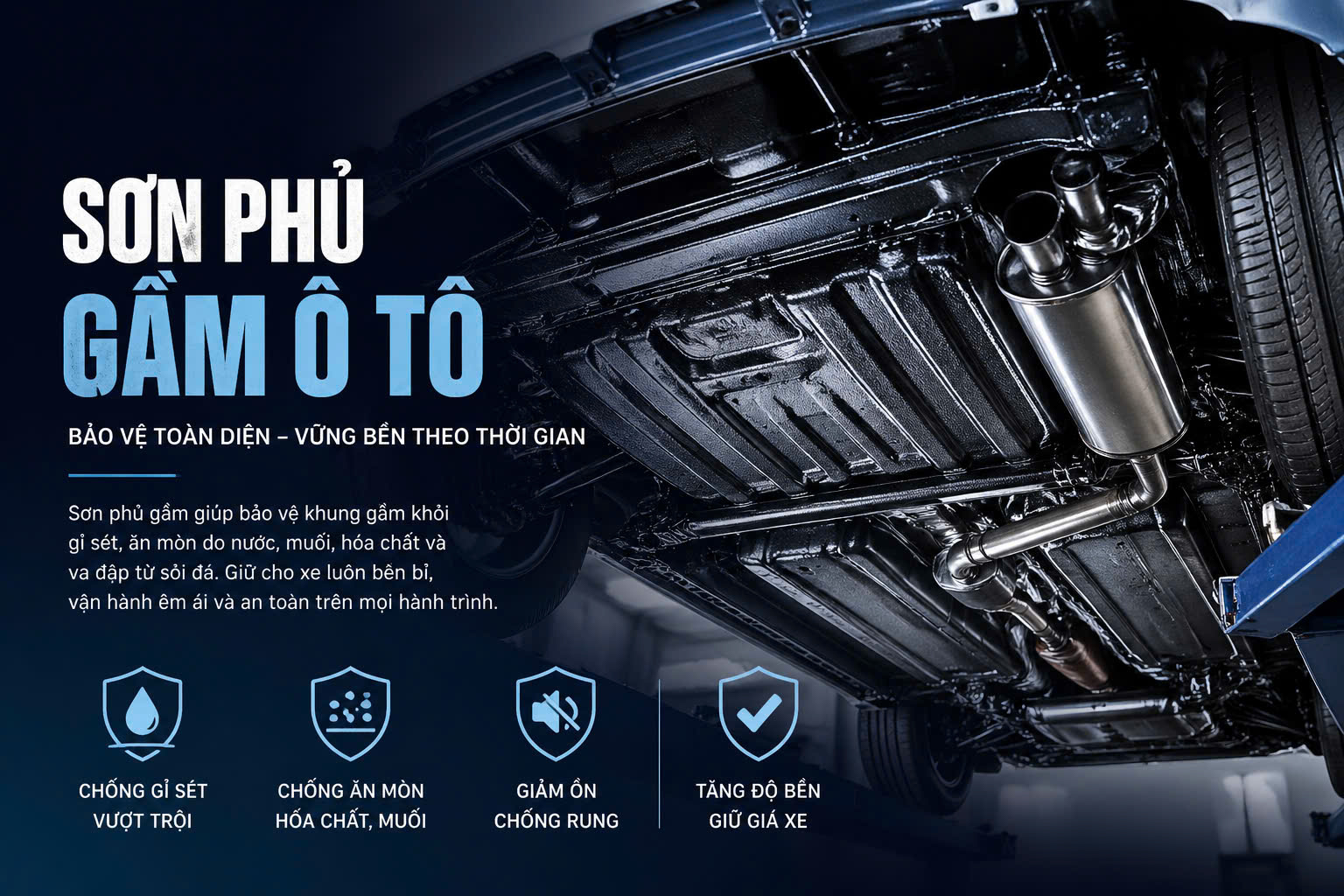phủ gầm xe ô tô phủ gầm xe ô tô