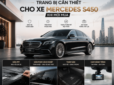 Trang bị cần thiết xe Mercedes S450