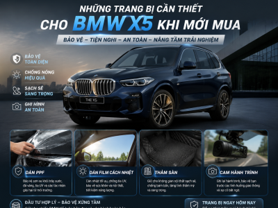 Trang bị cần thiết cho xe BMW X5 khi mới mua