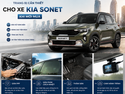 Trang bị cần thiết xe KIA Sonet
