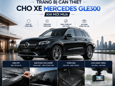 Trang bị cần thiết xe Mercedes GLE 300