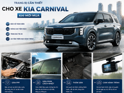 Trang bị cần thiết xe KIA Carnival
