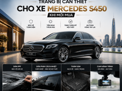 Trang bị cần thiết xe Mercedes S450
