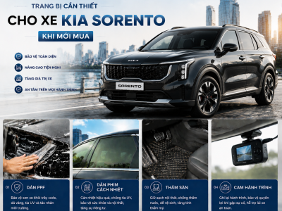 Trang bị cần thiết xe KIA Sorento