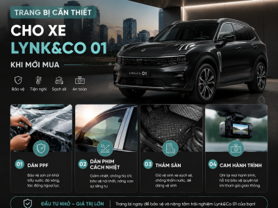 Trang bị cần thiết xe Lynk&co 01