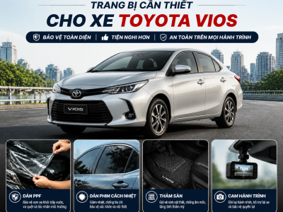 Trang bị cần thiết xe Toyota Vios