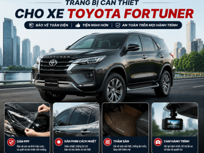 Trang bị cần thiết xe Toyota Fortuner