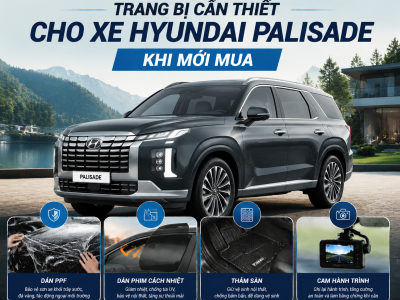 Trang bị cần thiết xe Hyundai Palisade