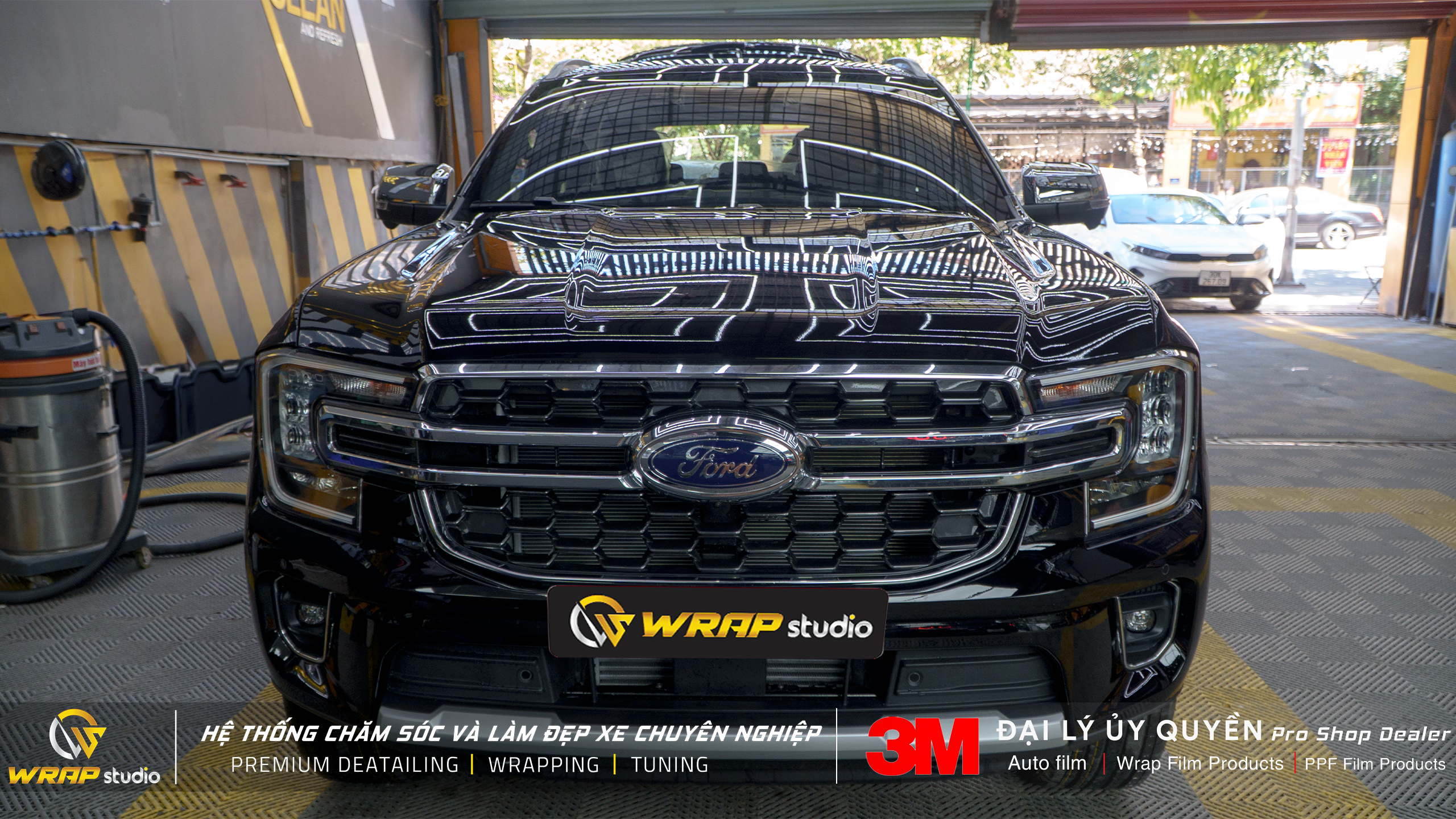 FORD EVEREST dán film cách nhiệt