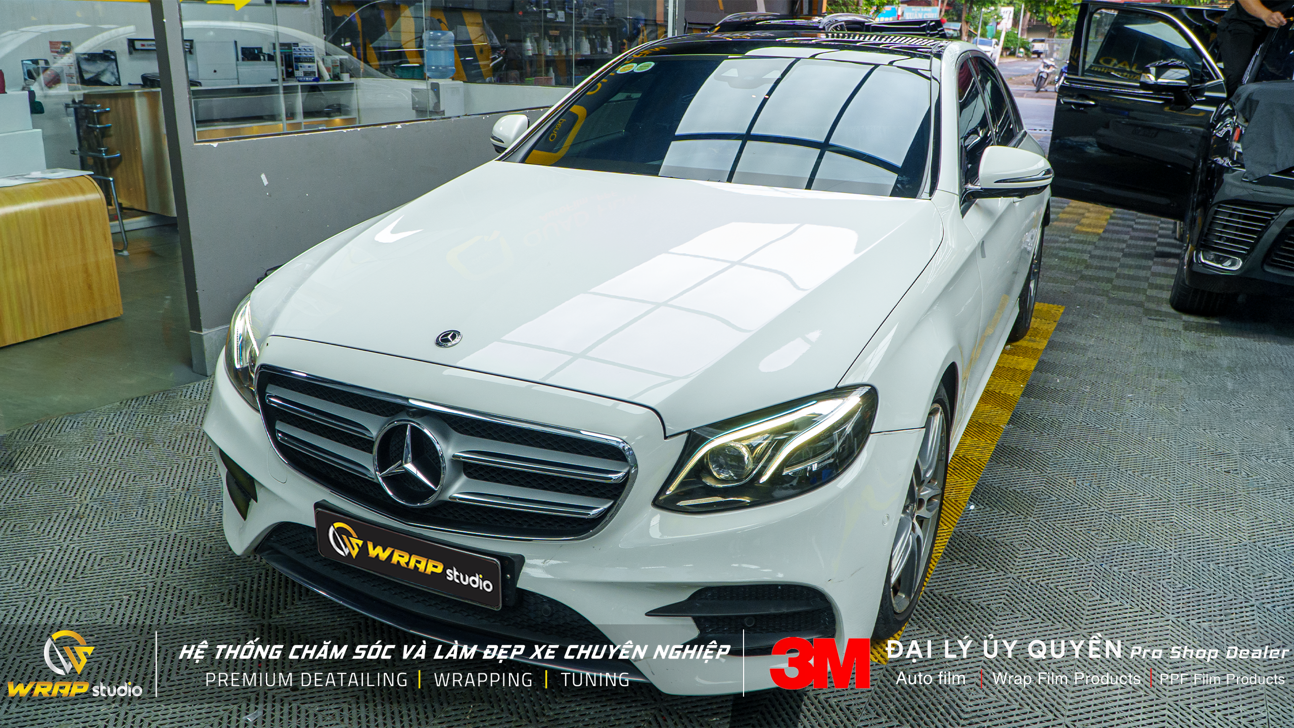 Mercedes C200 dán film cách nhiệt