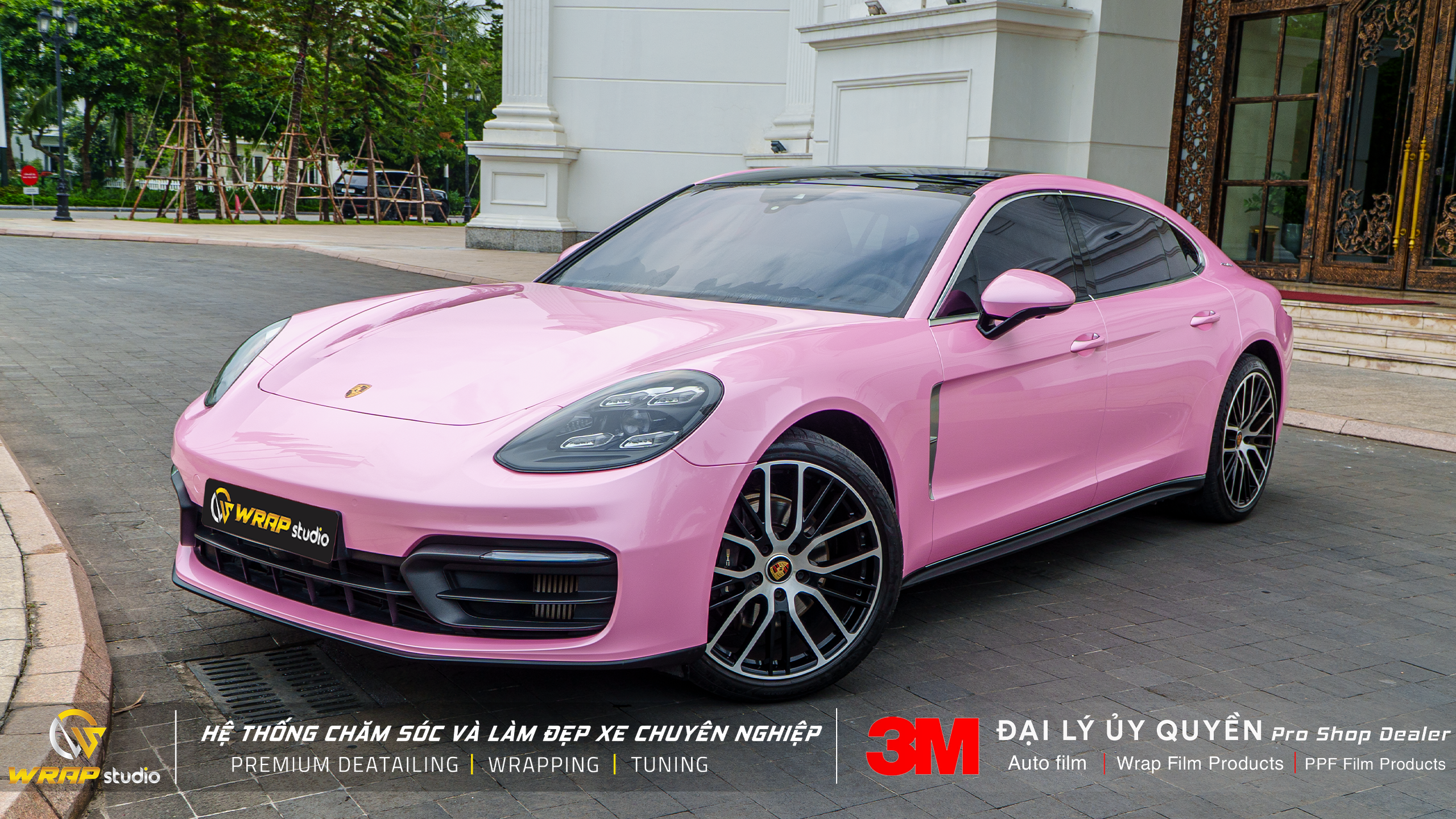 PORSCHE PANAMERA dán đổi màu
