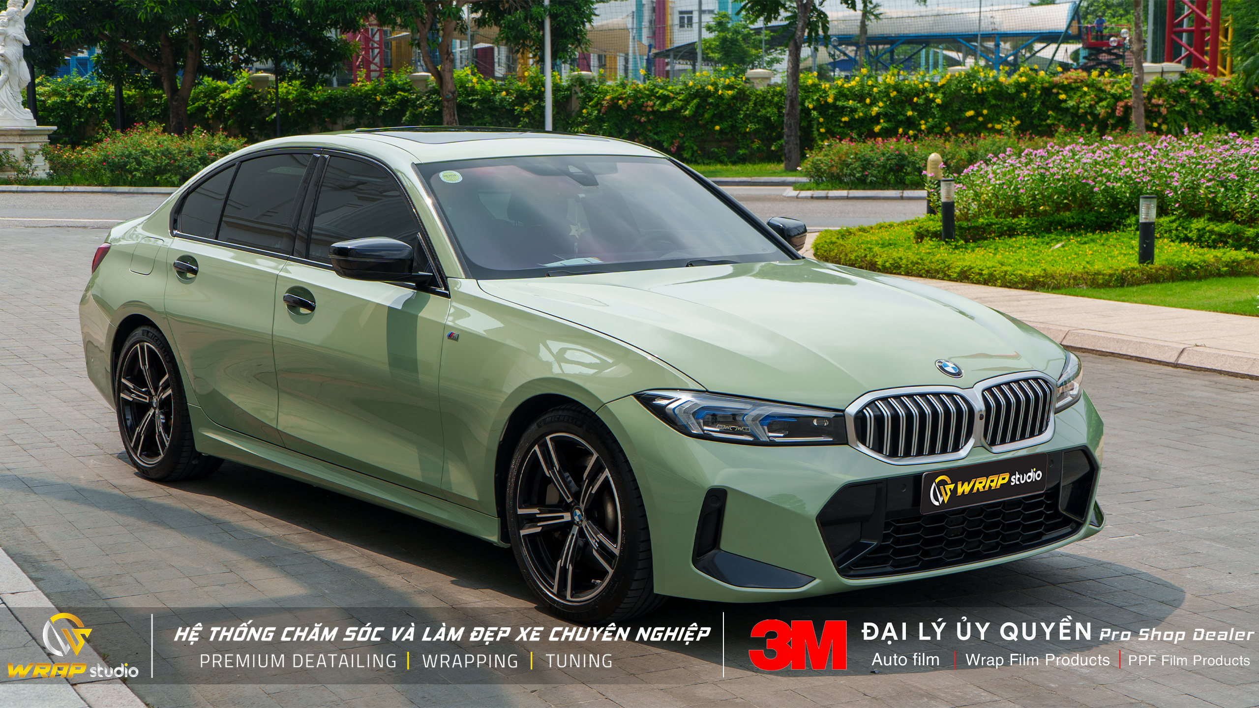 BMW 320I dán đổi màu tại Wrap Studio