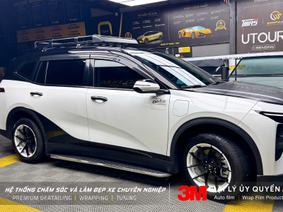 Limo Green dán tem và dán trần đen tại Wrap Studio