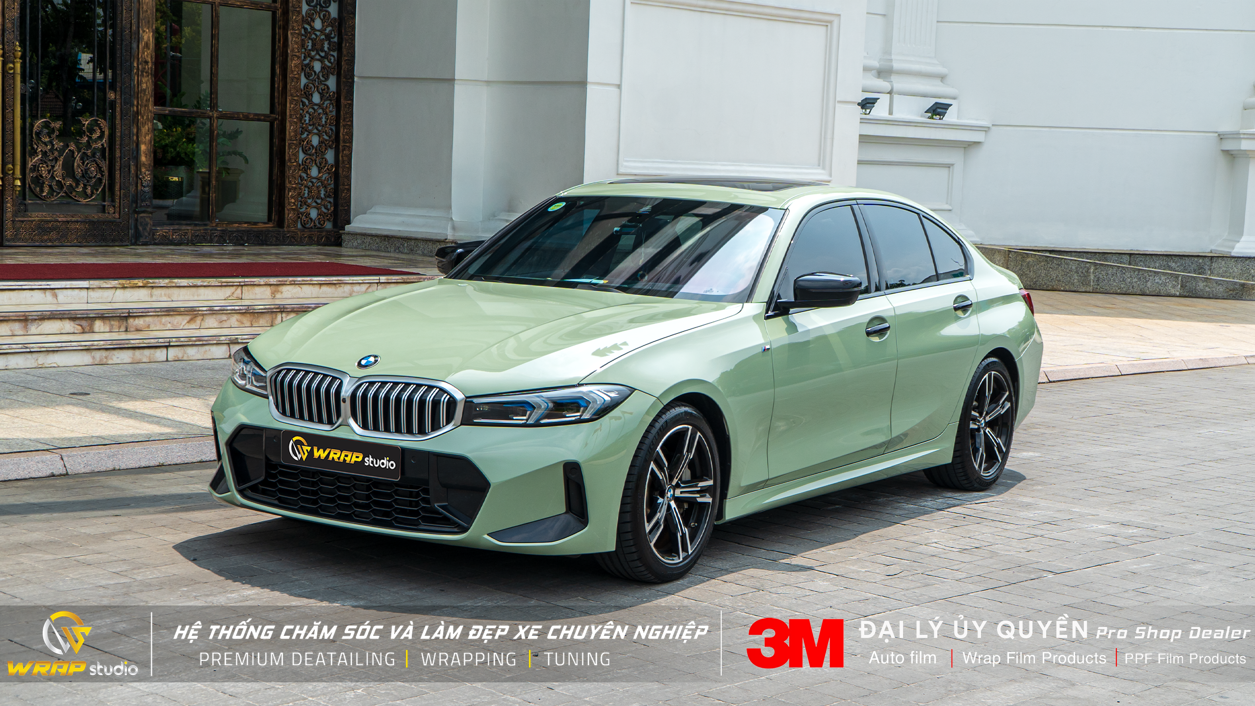 BMW 320I dán đổi màu tại Wrap Studio