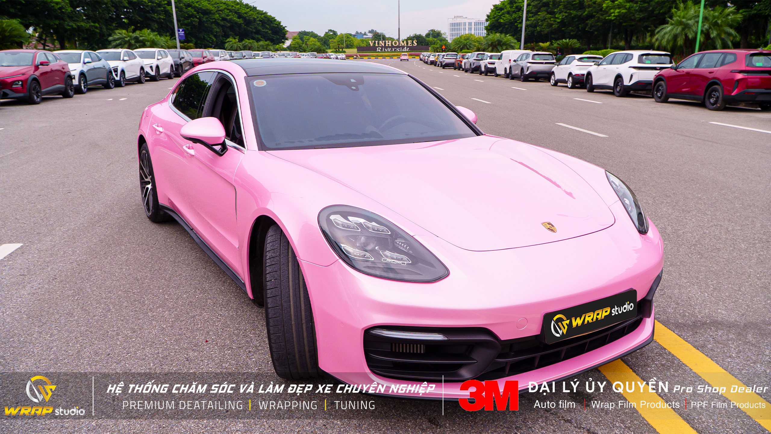 PORSCHE PANAMERA dán đổi màu PORSCHE PANAMERA dán đổi màu