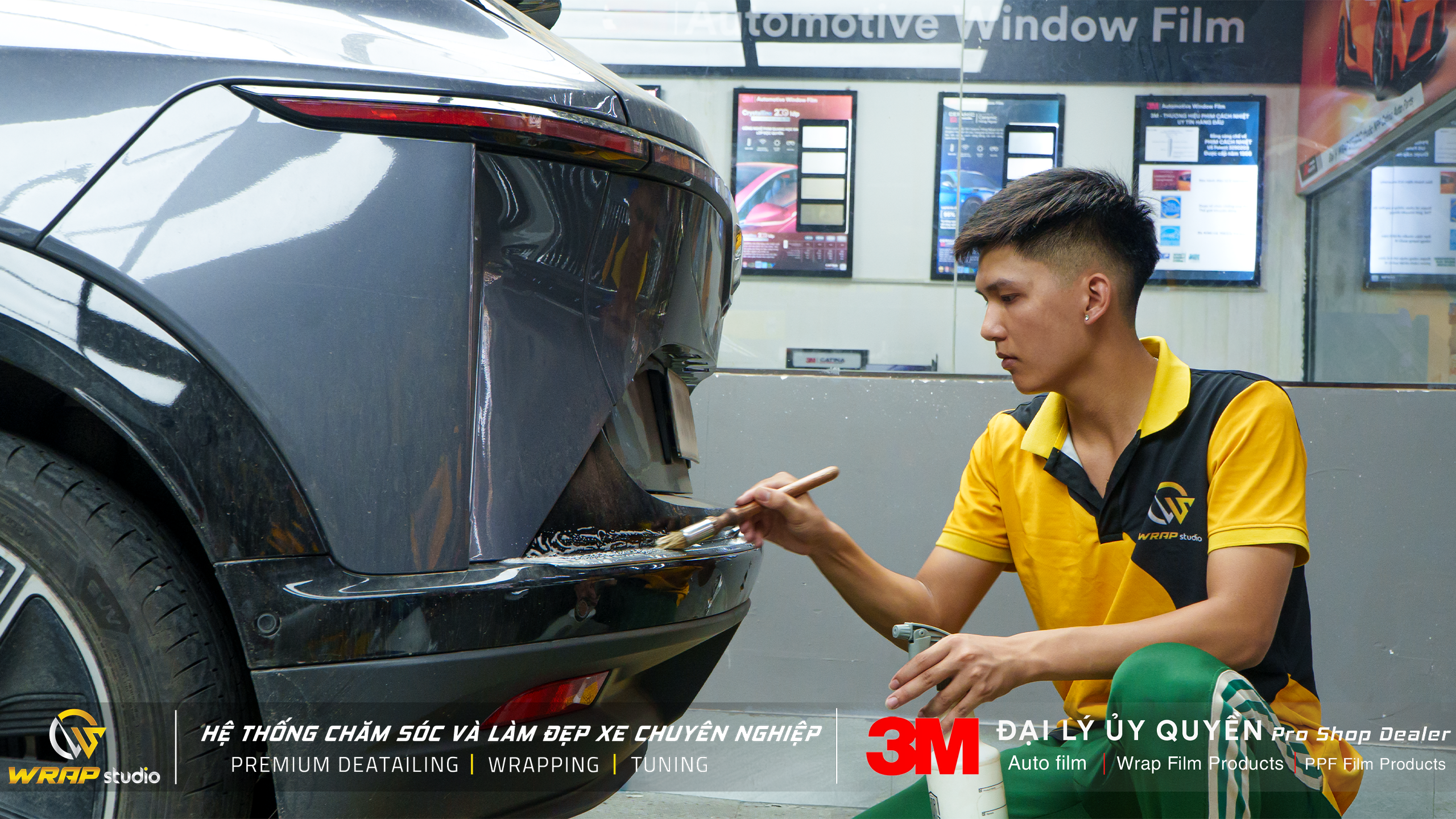 Vệ sinh ngoại thất tại Wrap Studio