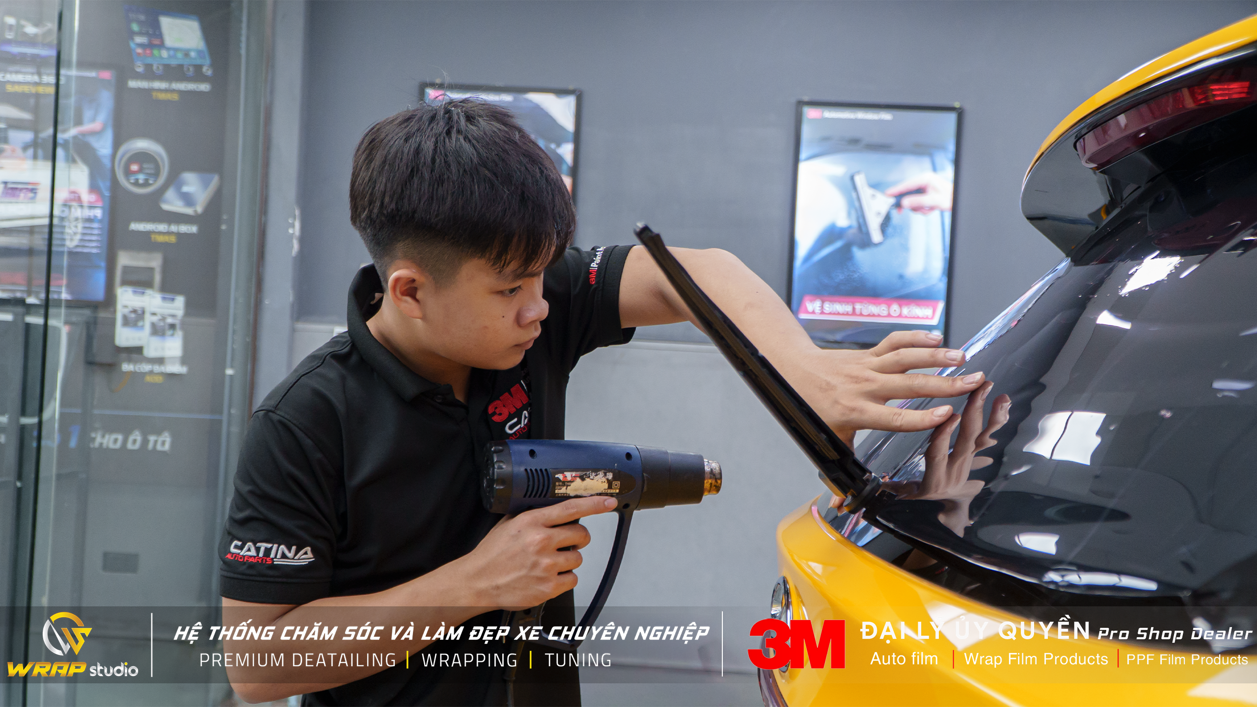 Santafe dán film cách nhiệt 3M