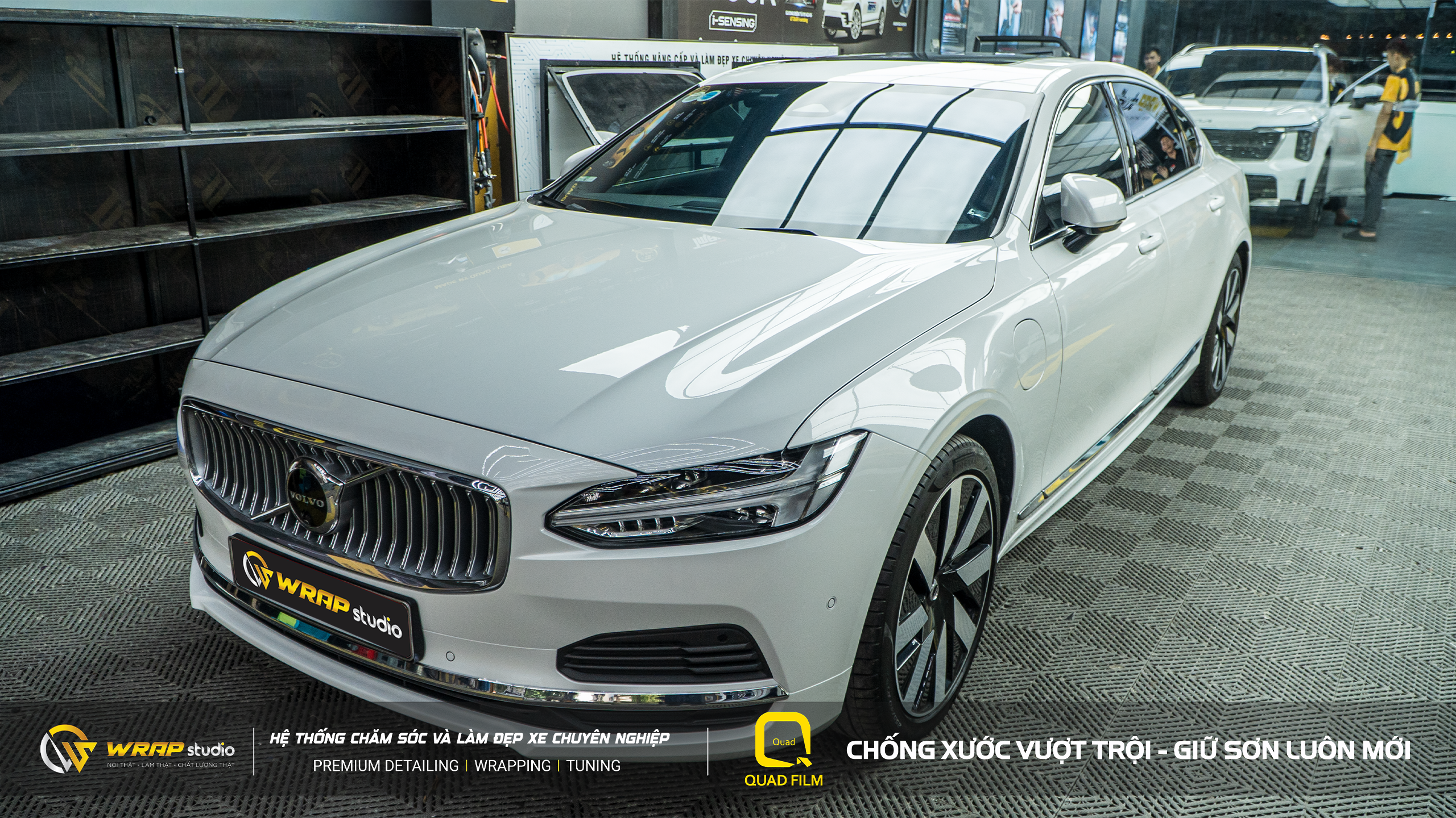 Volvo S90 dán ppf tại Wrap Studio