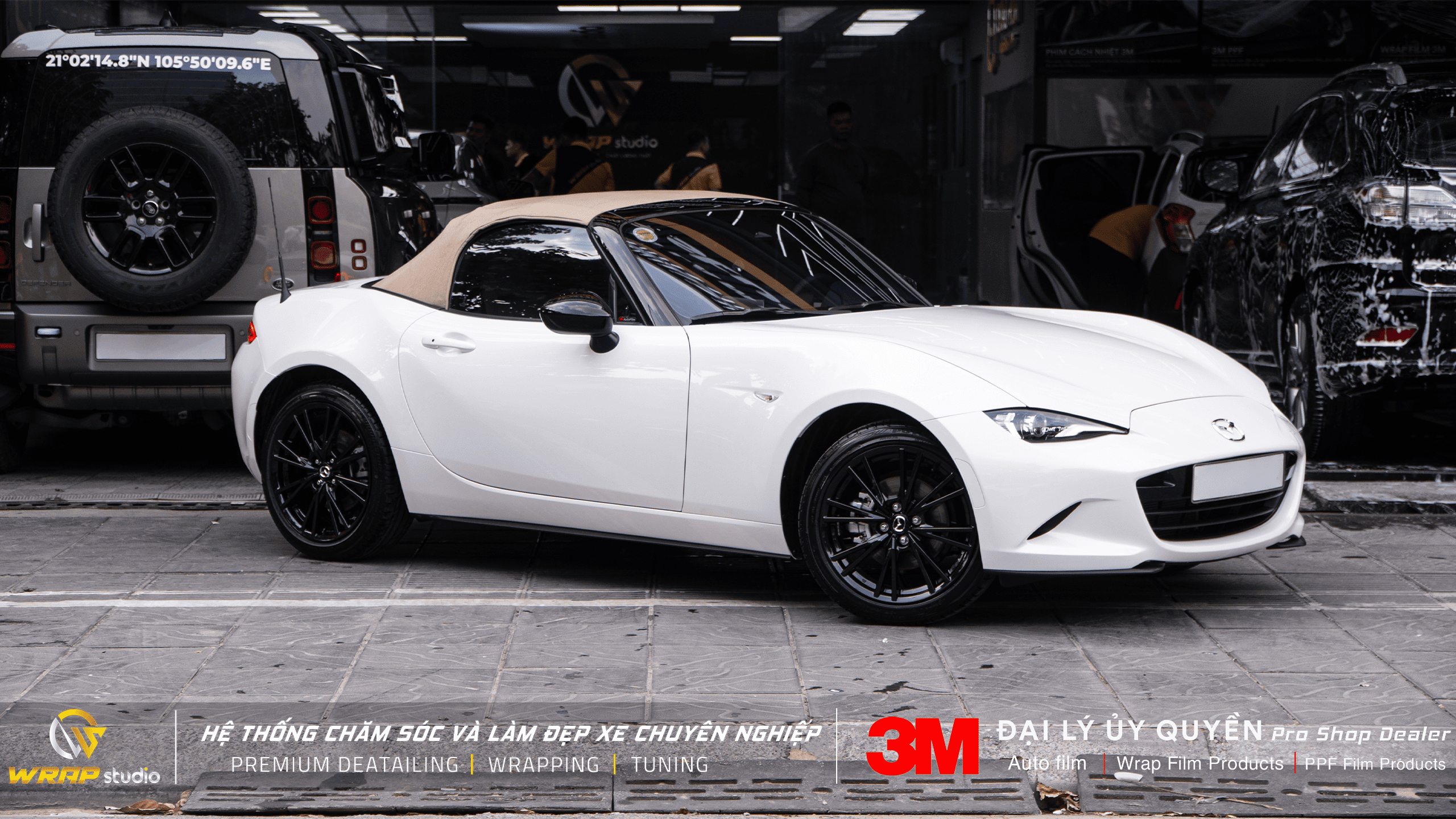 Mazda Mx5 dán phim cách nhiệt