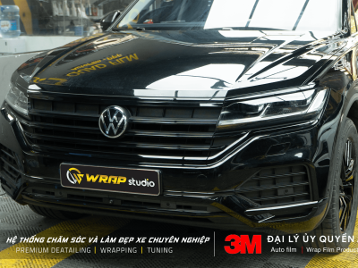 Volkswagen dán crom đen